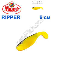 Силікон Manns Ripper CH-BB-050-60 мм Czarny Grzbiet (20 шт.)