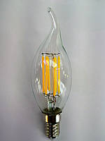 LED лампа "Эдисона" 6W Свеча на ветру
