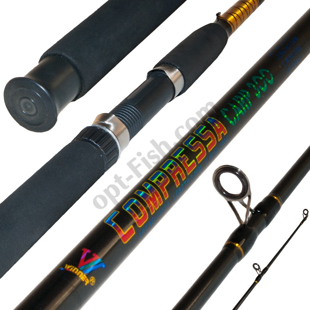 Спінінгове вудлище шт2 Winner Compressa No10123 50-100g 3.0 м *, фото 1