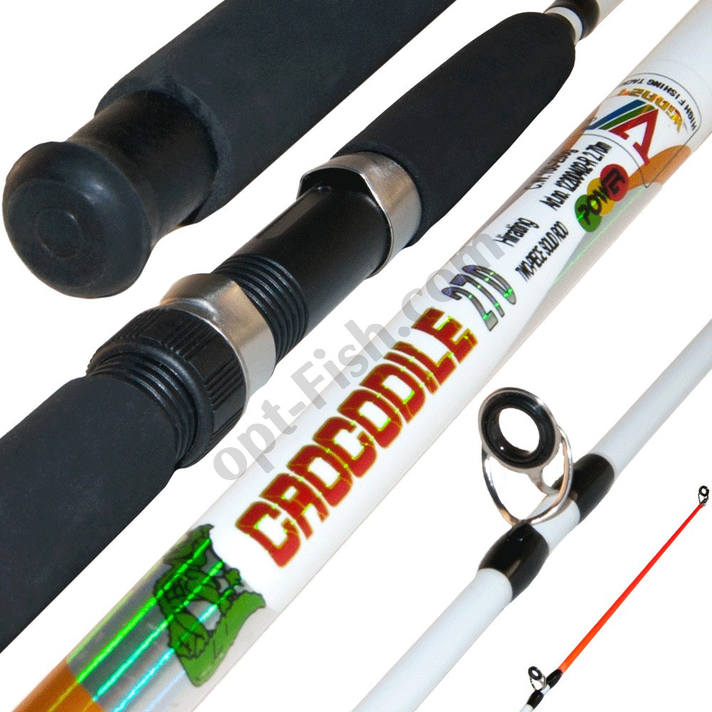 Спінінгове вудлище шт2 Winner Crocodile на закрутці100-250g 2,7 м *, фото 1