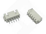 Роз'єм JST XH2.54 5Pin для горизонтального монтажу SMD плати, фото 3