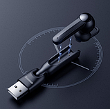 Бездротова Bluetooth-гарнітура Baseus Encok Wirelless Earphones A05 + USB док-станція Black (NGA05-01), фото 5