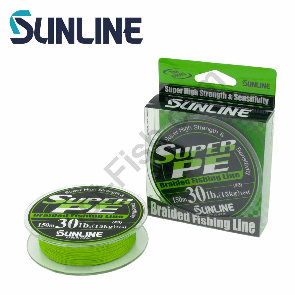 Шнур SunLine SuperPE яскраво-зелений 20LB (0,235 мм 150 м) *, фото 1