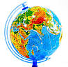 Глобус настільний подарунковий учнівський Glowala 220 мм з докладною картою, фото 3
