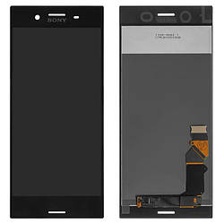 Дисплей для Sony Xperia XZ Premium G8141, G8142, модуль в зборі (екран і сенсор), оригінал Чорний - deepsea black