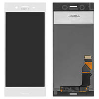 Дисплей для Sony Xperia XZ Premium G8141, G8142, модуль в сборе (экран и сенсор), оригинал Серебристый