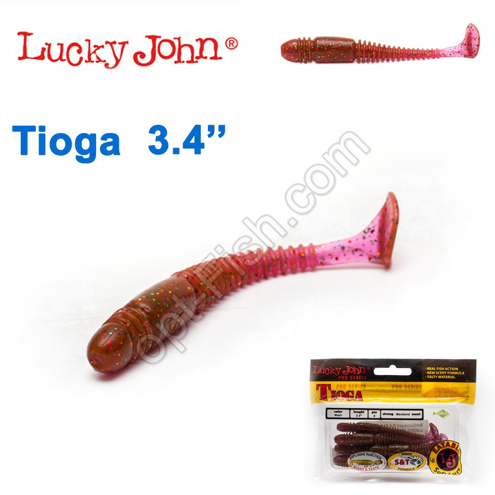 Віброхвіст 3,4 Tioga LUCKY JOHN*6 140127-S14