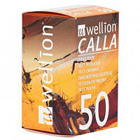 Тест-полоски Wellion Calla / Тест смужки Wellion Calla 50шт