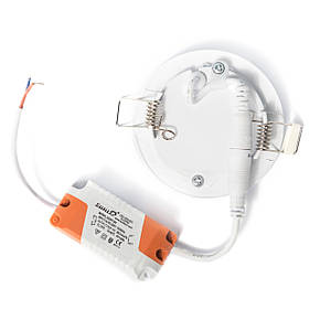 Світильник LED-R-90-3 3Вт 4200К коло вбуд. 90мм, фото 2