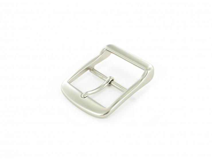 Пряжка "качелька" 35 мм, нікель сатін, фото 1