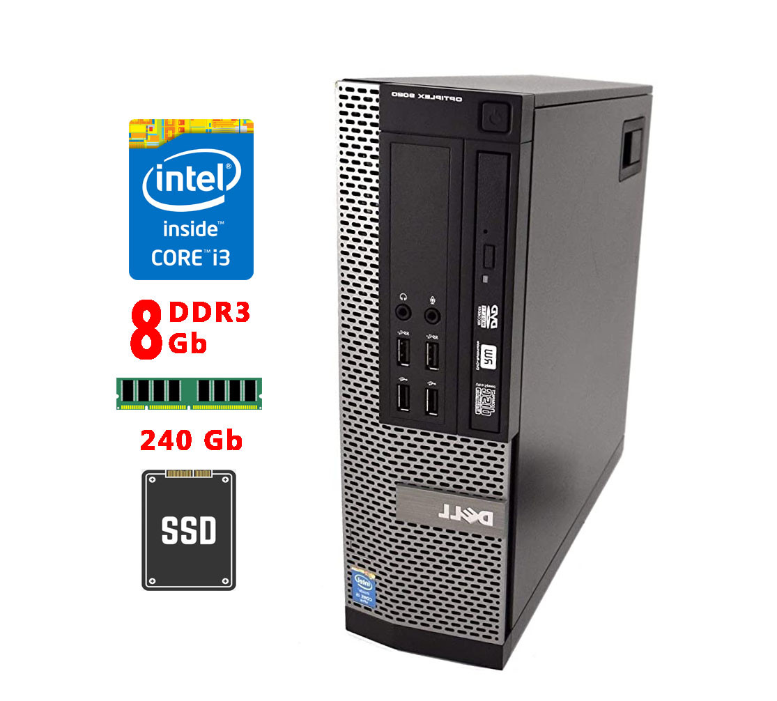 Системный блок Dell Optiplex 9020 SFF (Core I5-4570/DDR3 8Gb/SSD 240Gb)