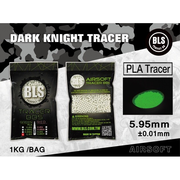 Трасерні кульки PERFECT BB FLUORESCENT TRACER 0,32 G – 1 KG [BLS] (для страйкболу)