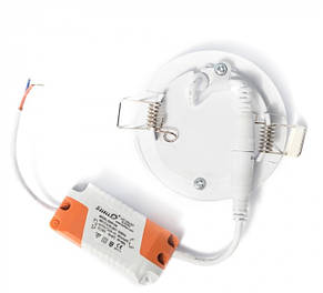 Світильник світлодіодний вбудований ЄВРОСВІТЛО LED-R-150-9 9Вт 4200К 150мм (000039178), фото 4