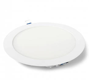 Світлодіодний вбудований світильник LED-R-255-18 6400K (225mm) коло, фото 2