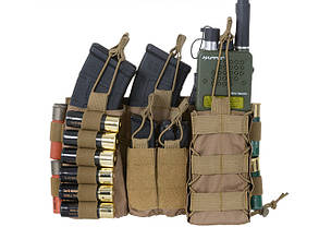 Універсальна передня панель MOLLE — Coyote [8FIELDS] (для страйкболу)