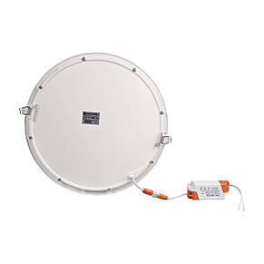 Світильник LED-R-300-24 24Вт 4200К коло вбуд. 300мм, фото 2