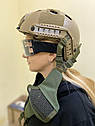 Маска Stalker Evo з монтажем для шолома FAST - Olive Drab [Ultimate Tactical], фото 10