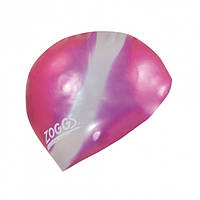 Шапочка для плавання ZOGGS Silicone Cap Multi Colour Pink/Silver (306603)