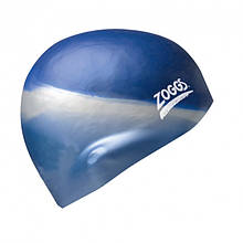 Шапочка для плавання ZOGGS Silicone Cap Multi Colour Blue/Silver (301603)