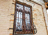 Решітки на вікна ковані АРТ РК No_ 68, фото 2