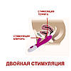 Вібратор для вагінально-кліторальної стимуляції для G-точки Rabbit Vibrator, фото 3