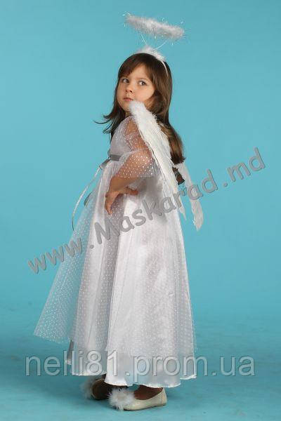 Карнавальный костюм Ангел, костюм Ангела для девочки 116 - фото 5 - id-p1299046870