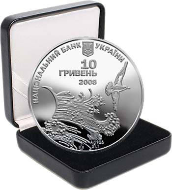 Ластівчине гніздо срібна монета НБУ 10 гривень, фото 2