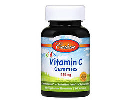 Вітамін С для дітей kid's Vitamin C Gummies 125 mg 60 жувальних цукерок, фото 2