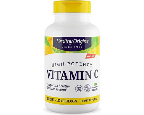 Вітамін С Healthy Origins Vitamin C 1000 mg 360 капс Аскорбінова кислота, фото 2