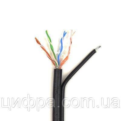 Кабель Atis UTP Cu 4x2x0.51 зовнішній з тросом