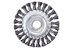 Щітка дискова Apro 125 мм x М14 плетені (830431)