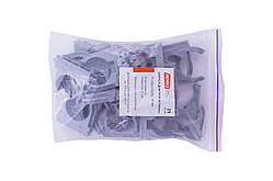 Кліпса для гофри Apro 40 мм сіра (25 шт.) (KG-40G)