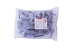 Кліпса для гофри Apro 50 мм сіра (25 шт.) (KG-50G)
