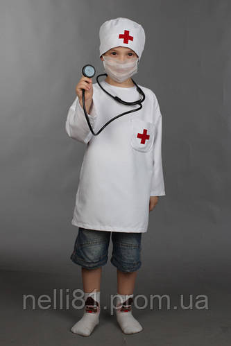 Купить Карнавальный костюм Доктор, Врача, Айболита, Медсестры 98, цена ...