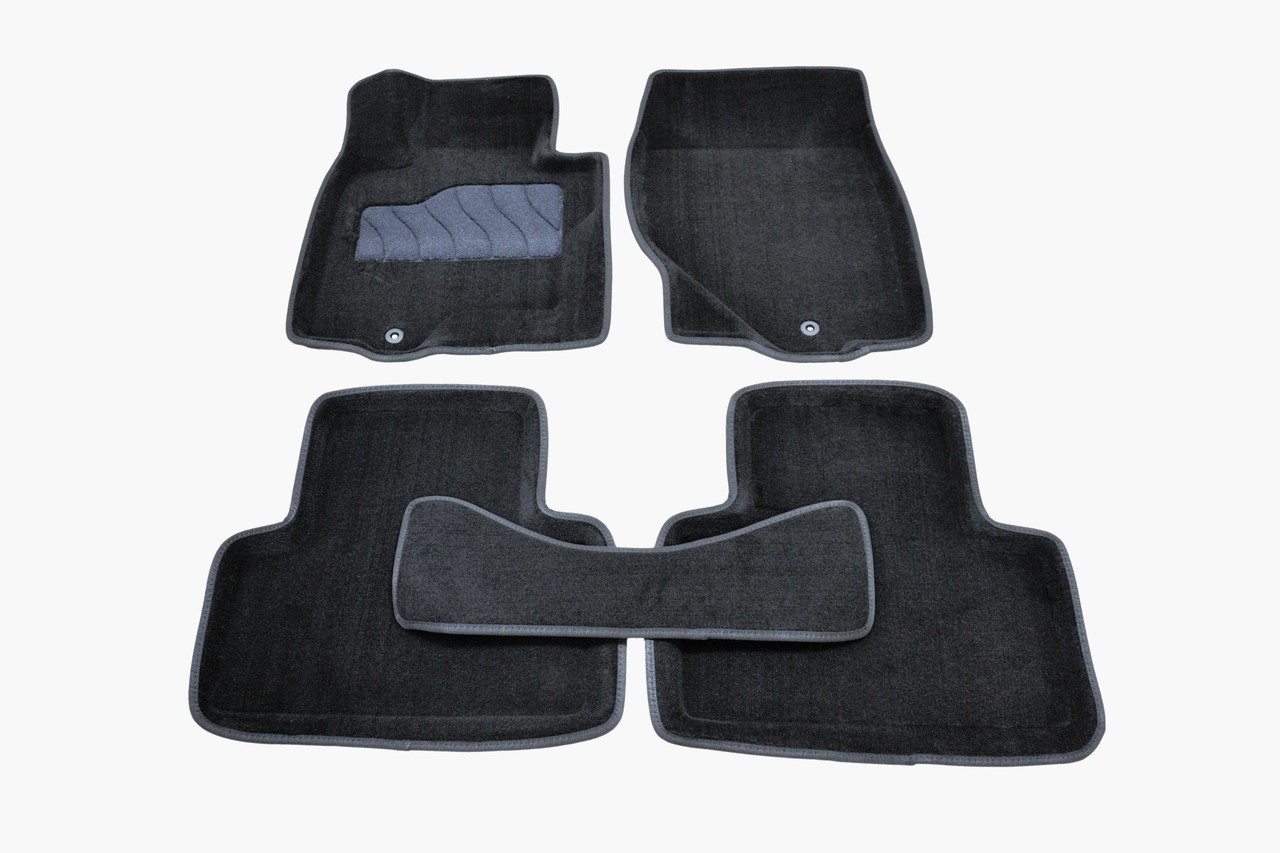Килимки в салон 3D для Infiniti FX35 2008-/QX70 2013- /Чорні 5шт 84975