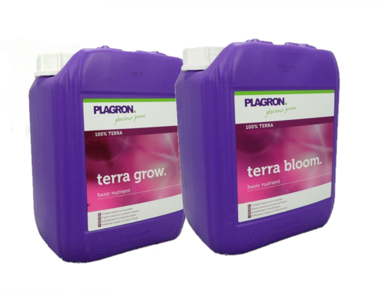 Набор удобрений для почвы Plagron Terra Grow + Terra Bloom по 5л - фото 1 - id-p1299064094