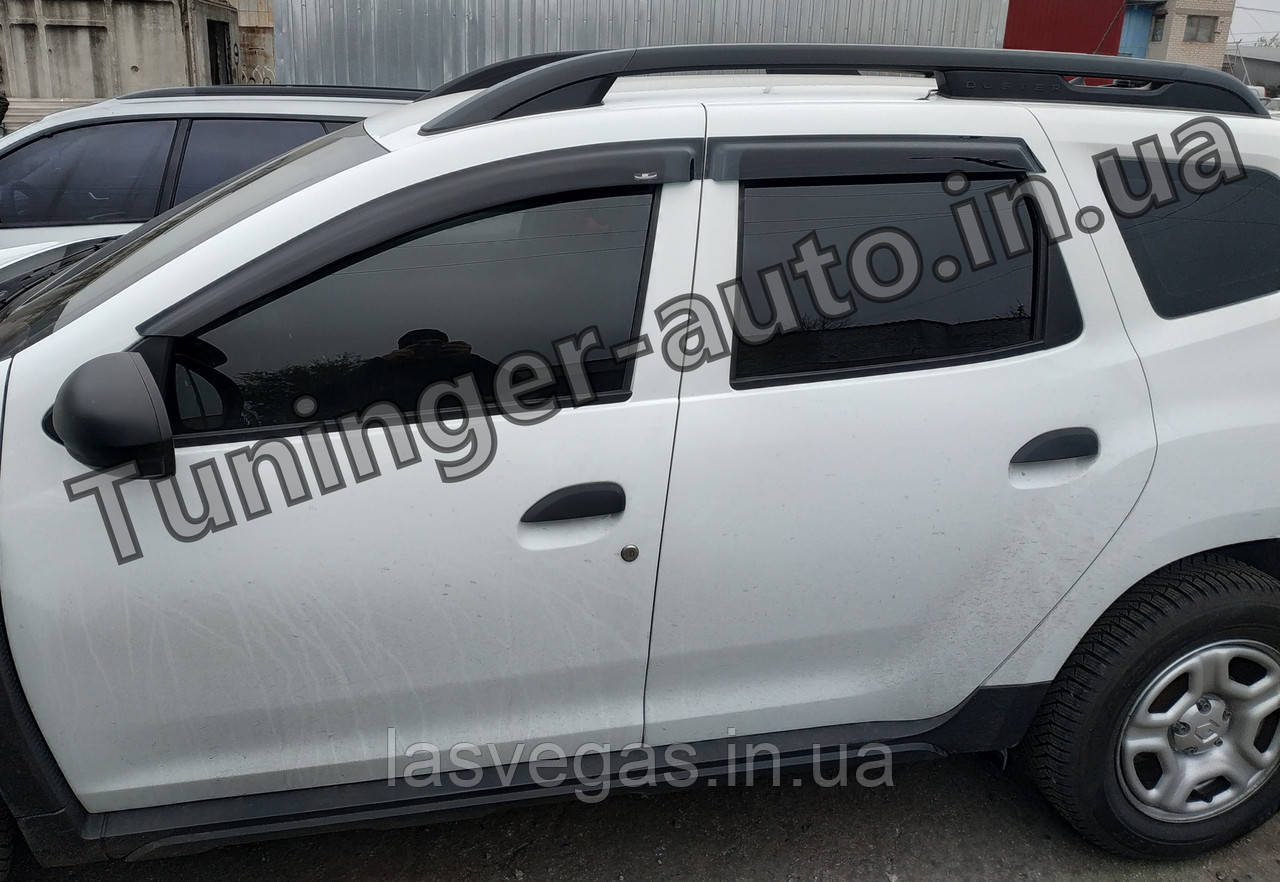 Вітровики, дефлектори вікон Renault Duster 2018- (Hic/Тайвань), фото 1