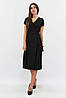 Изысканное платье на запах Meredis, черный, фото 2