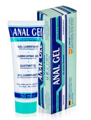 Лубрикант інтимний анальний анальний водний Anal Gel, 50 мл / Змазка на водній основі для анального сексу
