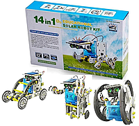 Конструктор робот на солнечной батарее- 14 in 1 Educational Solar Robot