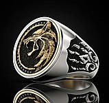 Кільце срібне Відьмак, фото 5