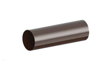 Труба водостічна INES 80 мм, водостічна система INES, Колір коричневий RAL 8017.