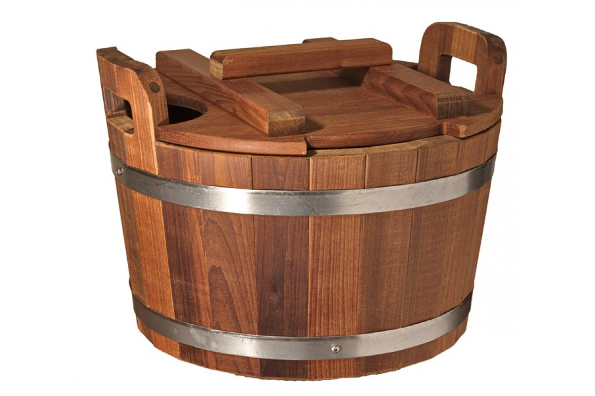 Запарник для віників 20 л, комплектуючий для лазні. Бондарні вироби