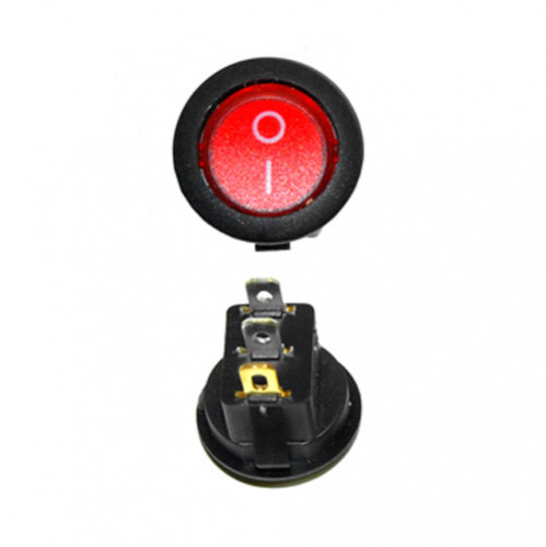 Переключатель KCD5-101-2 ON-OFF (2pin) Красный. Daier - фото 2 - id-p1299147656