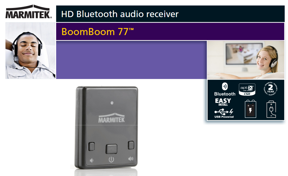 Аудиоприемник Bluetooth - Marmitek BoomBoom 77, фото 1