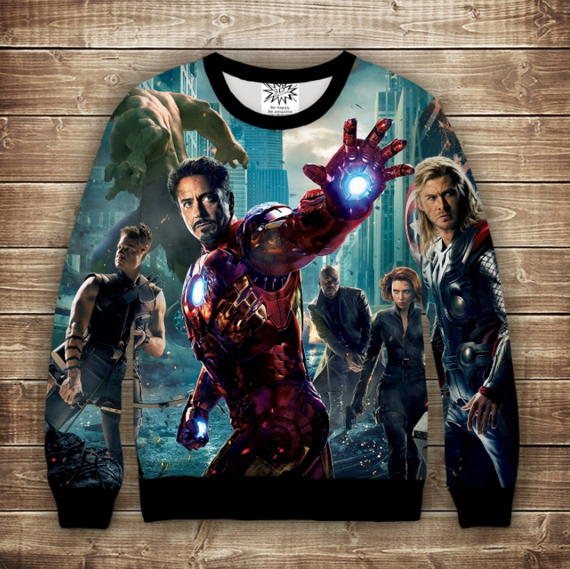 Світшот з 3D принтом Avengers / Месники