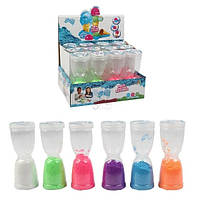 Штучний сніг різнобарвний Пісочний годинник 12 шт