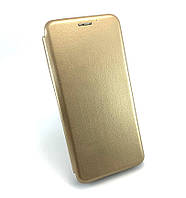 Чехол для Samsung A11, A115, M11, M115 книжка боковая с подставкой с подставкой противоударный Luxo золотой