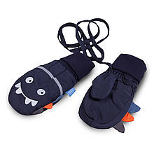 Термоварежки дитячі.Рукавички для хлопчика з плащової тканини TuTu арт. 3-005097 (1-2, 2-4 року)