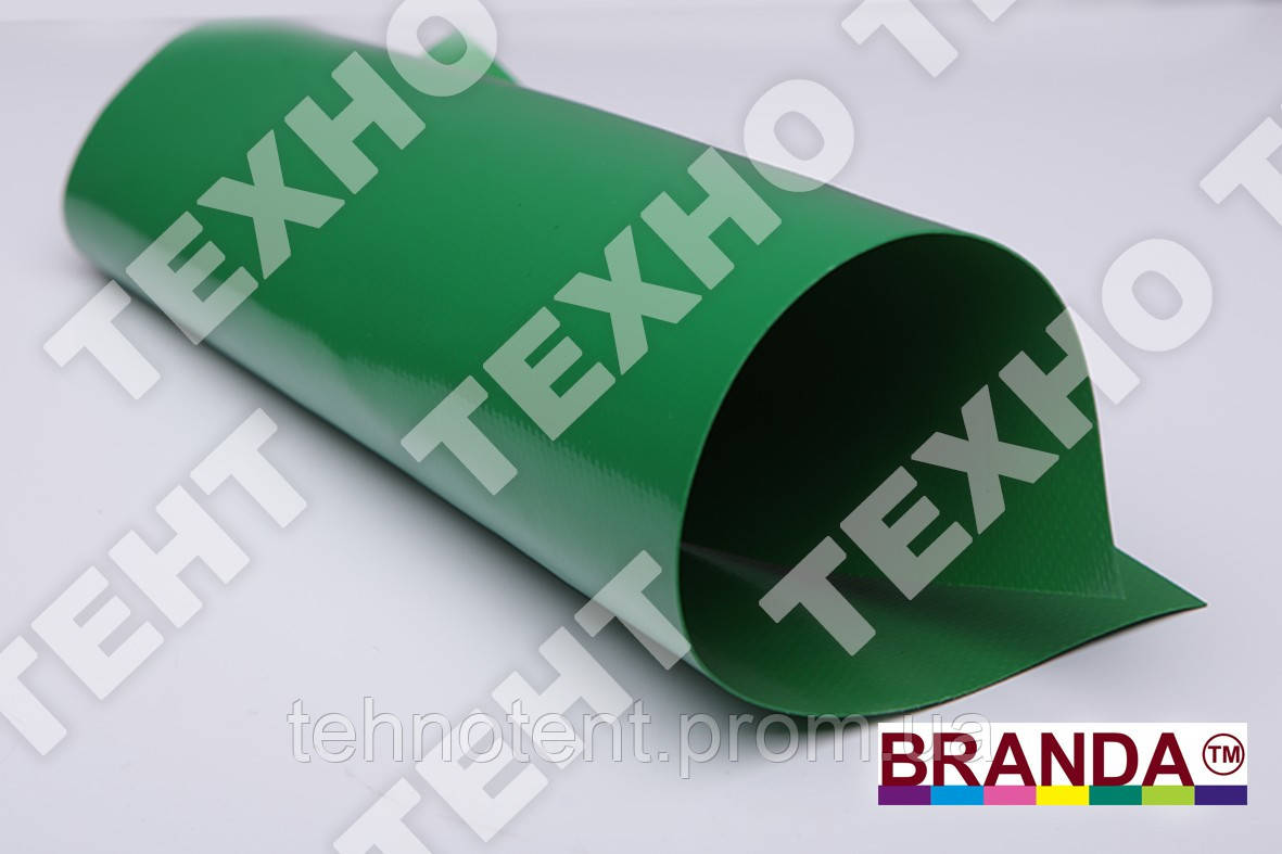 Ткань ПВХ 650 Г/м2 TM Branda (Турция) Рулон 2.5 М, Салатовая Глянцевая ...